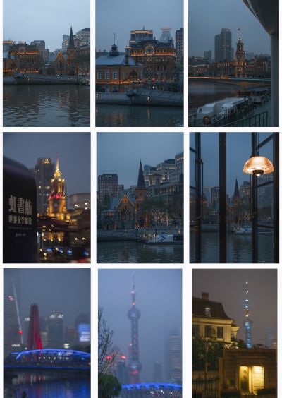 【都市景观】蓝调一刻/江风河畔.外滩源