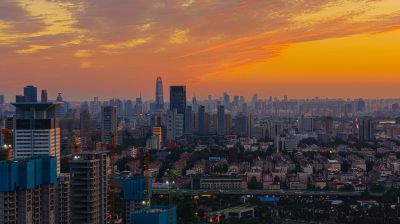 最美晚霞扮靓泉城济南