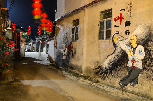 京梅村夜色