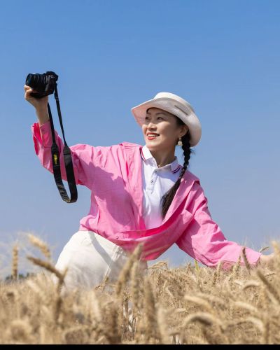 麦田里的模特（春天w）拍摄4