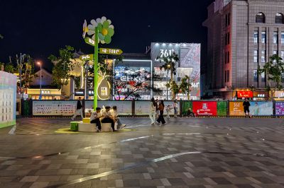 泉城路的夜景5
