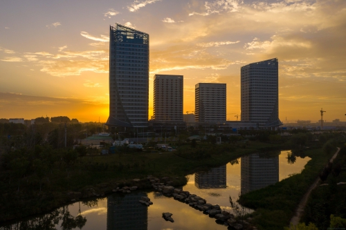 济南；历城董家风光