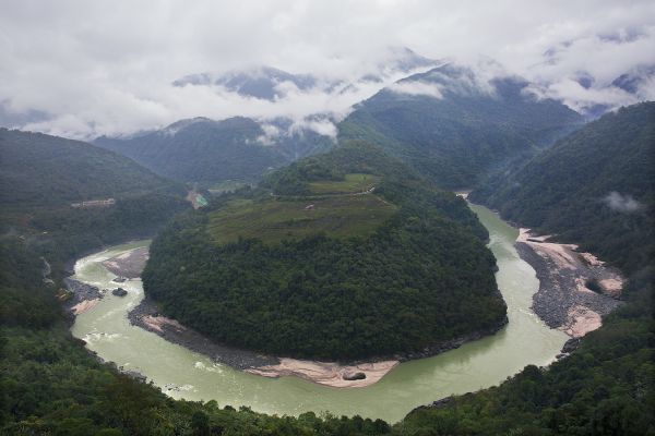 西藏墨脱果果塘大拐湾