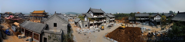 初露芳容的济南园博园新建筑群1
