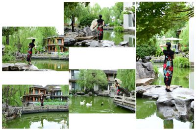 《雨中慢步》