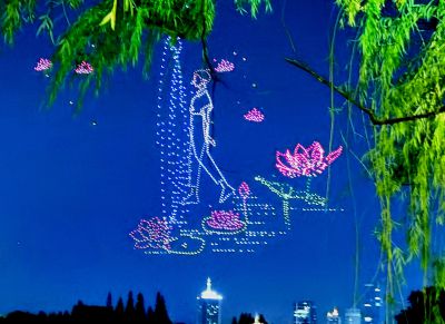 ‘泉染星穹’无人机秀 （1）