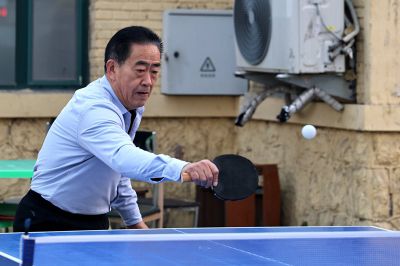 弘道公园的早晨——打乒乓球