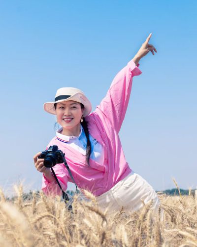 麦田里的模特（春天w）拍摄7