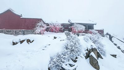 雪中玉皇顶