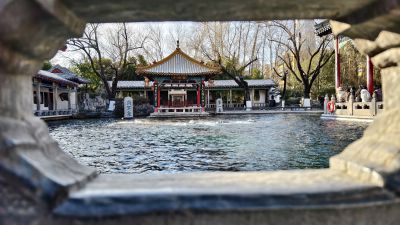 大寒时节的趵突泉