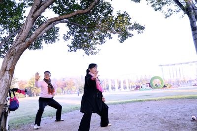 二人晨练3