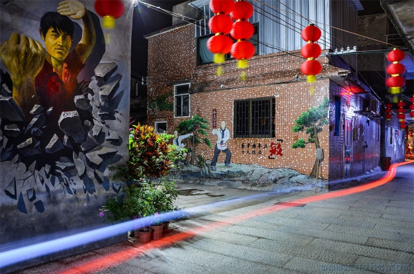 京梅村夜色