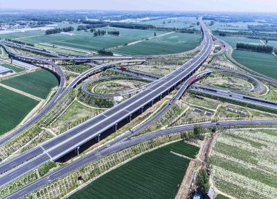 纵横交错的高速公路
