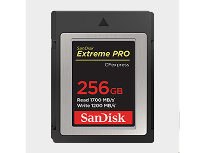 闪迪（SanDisk）256GB CFexpress Type B存储卡 微单高速影像 内存卡 读速1700MB/s 写