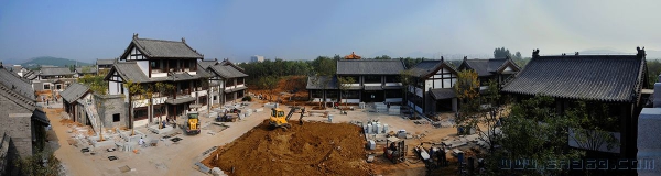 初露芳容的济南园博园新建筑群2