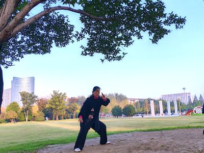 晨练太极功夫1