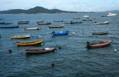 夏日渔港码头