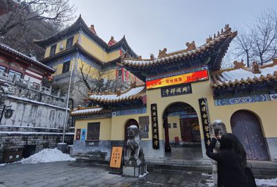 千佛山冬日雪景（1）