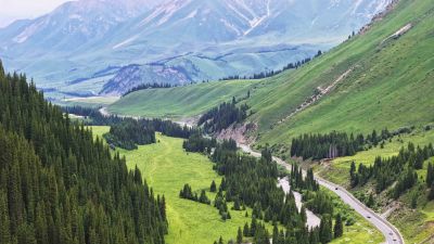 独库公路的草原风情（1）