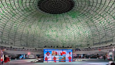 候贺良8探南极数智影像大展开幕式